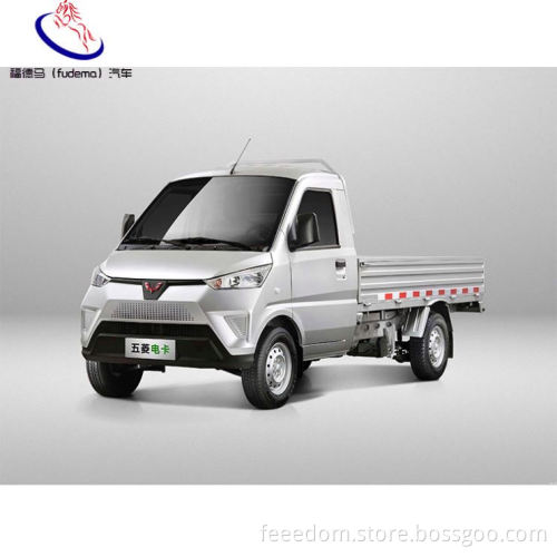 Hot In 2023 Wuling Electric Card Pure Electric Car  4 Wheel Electric Van For Adults